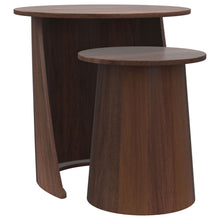 Load image into Gallery viewer, Lionett - 2 Piece Round Nesting Table Set And Round Design - Dark Brown
