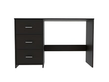 Load image into Gallery viewer, 48" Black Computer Desk With Three Drawers
