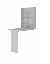 Load image into Gallery viewer, 24" White Wall Mounted Writing Desk
