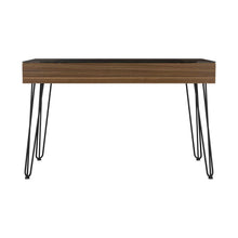 Load image into Gallery viewer, 47" Brown and Black Computer Desk
