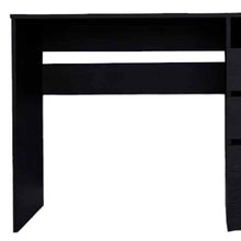 Load image into Gallery viewer, 47" Black Computer Desk With Three Drawers
