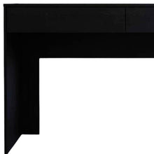 Load image into Gallery viewer, 47" Black Computer Desk with Two Drawers
