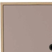Load image into Gallery viewer, 39" Taupe Computer Desk With Two Cabinets Two Drawers
