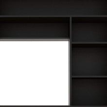 Load image into Gallery viewer, 43" Black Computer Desk With Hutch

