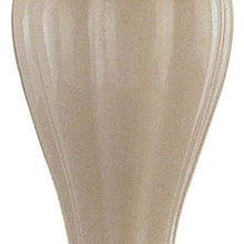 Load image into Gallery viewer, Ceramic Urn Table Lamp With Off-White Empire Shade - Ivory And Gold
