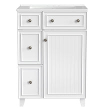 Load image into Gallery viewer, Transitional Style Bathroom Vanity Cabinet With Ceramic Sink
