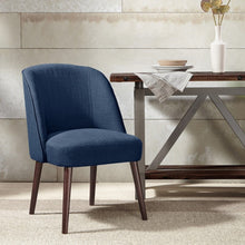 Load image into Gallery viewer, Bexley - Rounded Back Dining Chair With Wraparound Back - Blue
