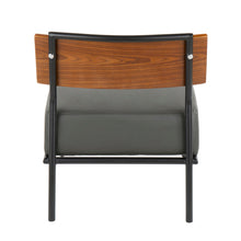 Load image into Gallery viewer, Fiji - Contemporary Chair - Gray / Walnut

