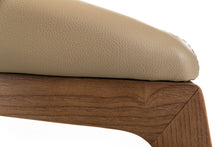 Load image into Gallery viewer, Faux Leather Curved Back Dining Arm Chair - Brown

