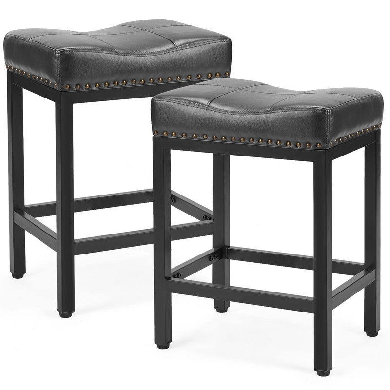 Tufted Club Chair (Set of 2) - Black