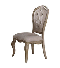 Load image into Gallery viewer, Tufted And Upholstered Fabric And Solid Wood Dining Side Chairs (Set of 2) - Beige
