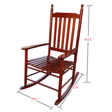 Load image into Gallery viewer, Wooden Porch Rocker Chair
