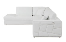 Load image into Gallery viewer, Italian Leather Reclining L-Shaped 2 Piece Corner Sectional - White

