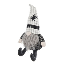 Load image into Gallery viewer, Sitting Gnome With Hat Spider, For Halloween Decor
