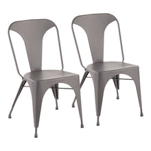 Load image into Gallery viewer, Austin - Industrial Dining Chair (Set of 2) - Matte Gray
