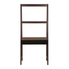 Load image into Gallery viewer, Ladder Desk, Ladder Style Display Shelf - Natural Wood / Brown
