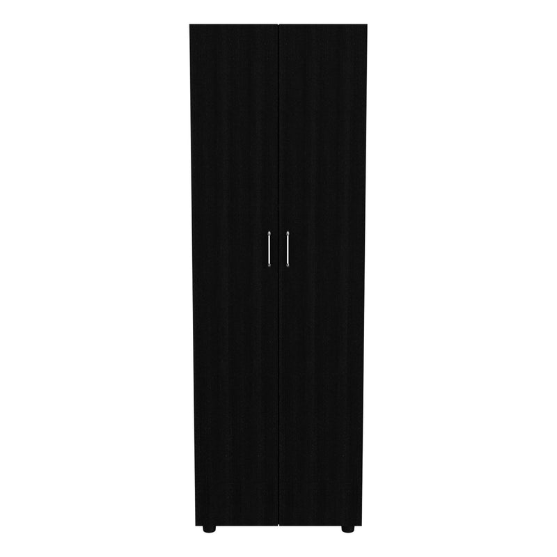 Wood Corner Accent Chest (732030) - Black