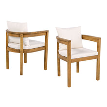 Load image into Gallery viewer, Abaco - Outdoor Acacia Wood Dining Chair (Set of 2) - Beige
