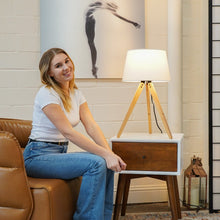 Load image into Gallery viewer, Decorative LED Desk Lamp, 3 Legged - Natural

