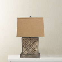 Load image into Gallery viewer, Vintage With Khaki Linen Shade Table Lamp - Brown
