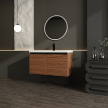 Load image into Gallery viewer, Bathroom Vanity Set With Resin Countertop Sink And 2 Doors, Engineered Wood
