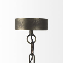 Load image into Gallery viewer, Industrial Caged Metal Hanging Light - Black
