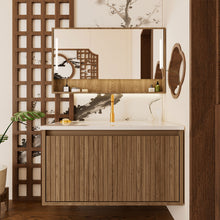 Load image into Gallery viewer, Wall Mounted Floating Bathroom Vanity With Sink And Drawers
