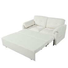 Load image into Gallery viewer, Convertible Pull Out Sofa Bed Queen Size, 3 In 1 With Side Storage
