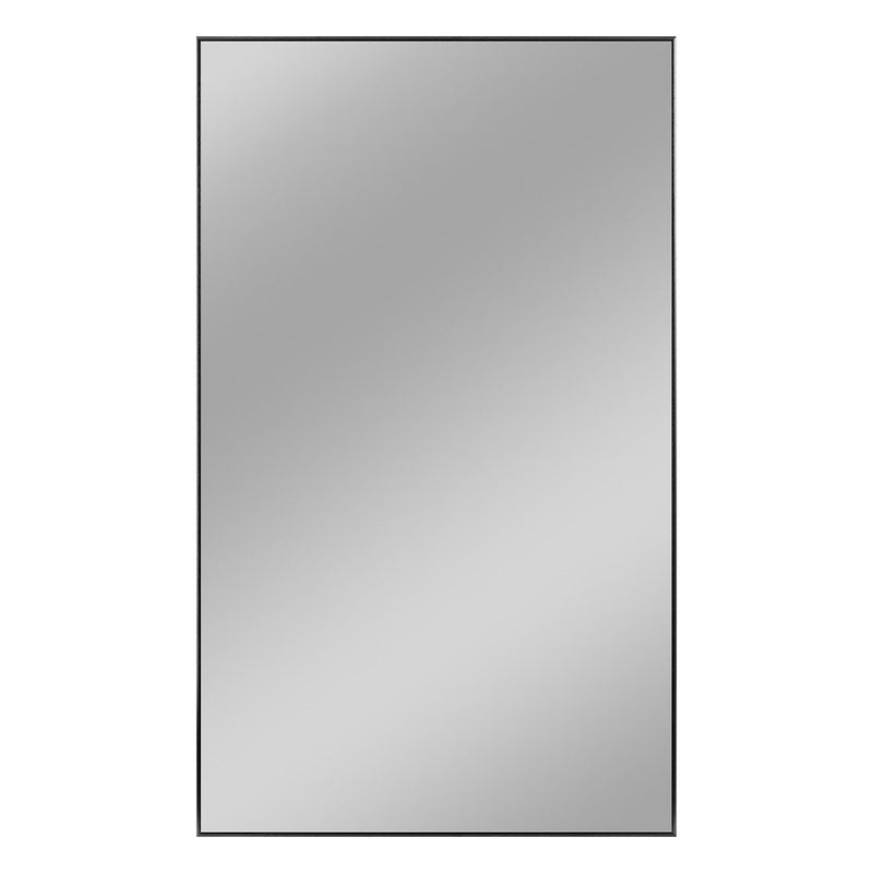 59" Metal Framed Full Length Hanging Mirror - Black