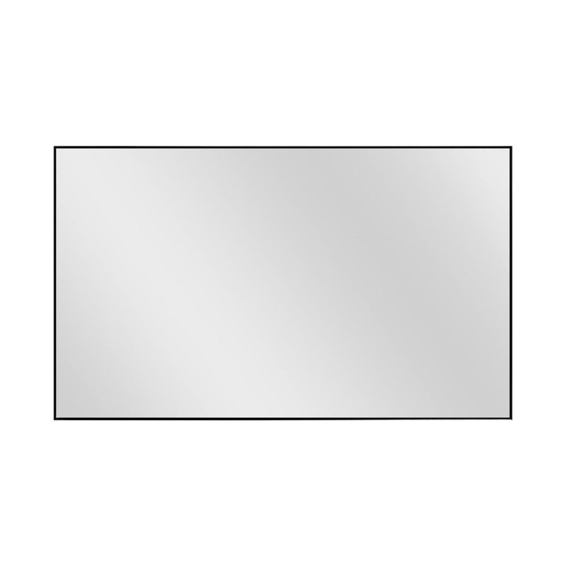 Jumbo Minimal Bathroom Vanity Mirror - Black