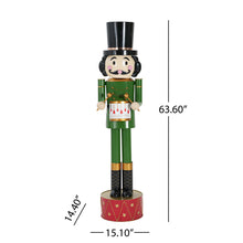 Load image into Gallery viewer, Nutcracker Holiday Decor - Green / Red
