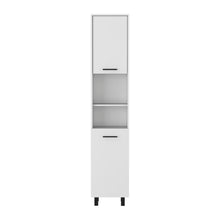 Load image into Gallery viewer, Wood Flat Door Kitchen Island Set With Storage (492015) - Natural / White
