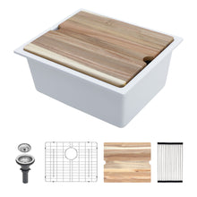 Load image into Gallery viewer, Quartz Composite Kitchen Sink With Workstation, Undermount
