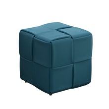 Load image into Gallery viewer, Modern Ottoman Foot Rest With Woven Design
