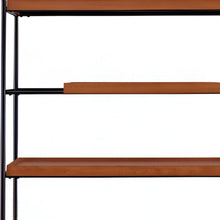 Load image into Gallery viewer, Six Tier Etagere Bookcase - Oak / Black
