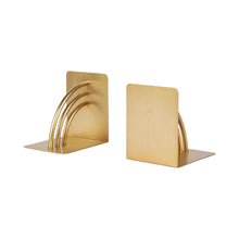 Load image into Gallery viewer, Geo Arch Decorative Bookends (Set of 2) - Gold
