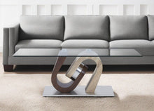 Load image into Gallery viewer, Glass Coffee Table - Clear / Oak
