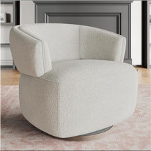 Load image into Gallery viewer, Swivel Barrel Accent Oversized Club Chair
