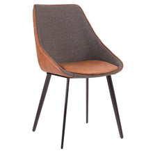 Load image into Gallery viewer, Marche - Contemporary Two Tone Chair (Set of 2) - Brown / Gray
