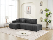 Load image into Gallery viewer, Jessica - Lamb Wool Sectional Sofa With Chaise
