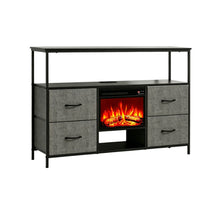 Load image into Gallery viewer, Fireplace TV Stand With Fireplace (734224) - Black
