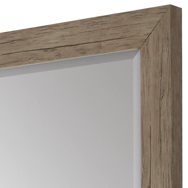 43" Accent Mirror - Light Brown