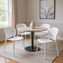 Load image into Gallery viewer, Partially Open Back Dining Side Chairs (Set of 4) - White

