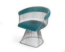Load image into Gallery viewer, Teal And Velvet Steel Windsor Back Dining Arm Chair - Teal Blue
