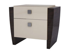 Load image into Gallery viewer, Refined High Gloss Nightstand - Beige
