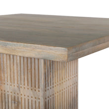 Load image into Gallery viewer, 42" Square Solid Wood Pedestal Base Dining Table - Natural
