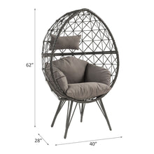 Load image into Gallery viewer, Aeven - Patio Lounge Chair - Light Gray

