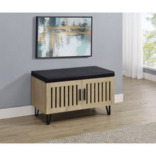 Load image into Gallery viewer, Clackamas - 2 Door Storage Bench With Padded Seat
