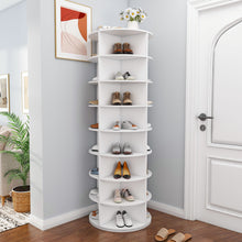Load image into Gallery viewer, Rotating Shoe Rack Tower
