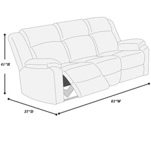 Load image into Gallery viewer, Modern Living Room Set With Pillow Arms
